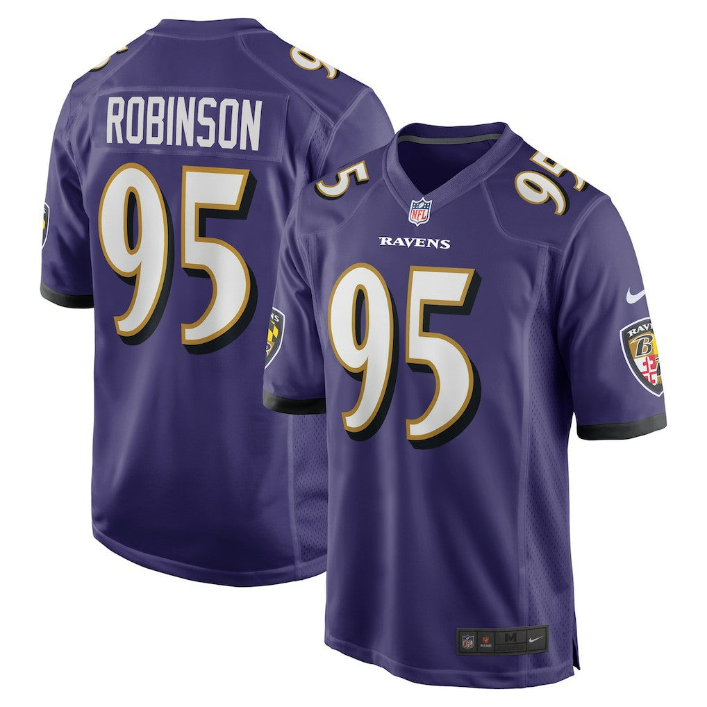 Tavius Robinson  Team Game Jersey - Baltimore Ravens Jerseys