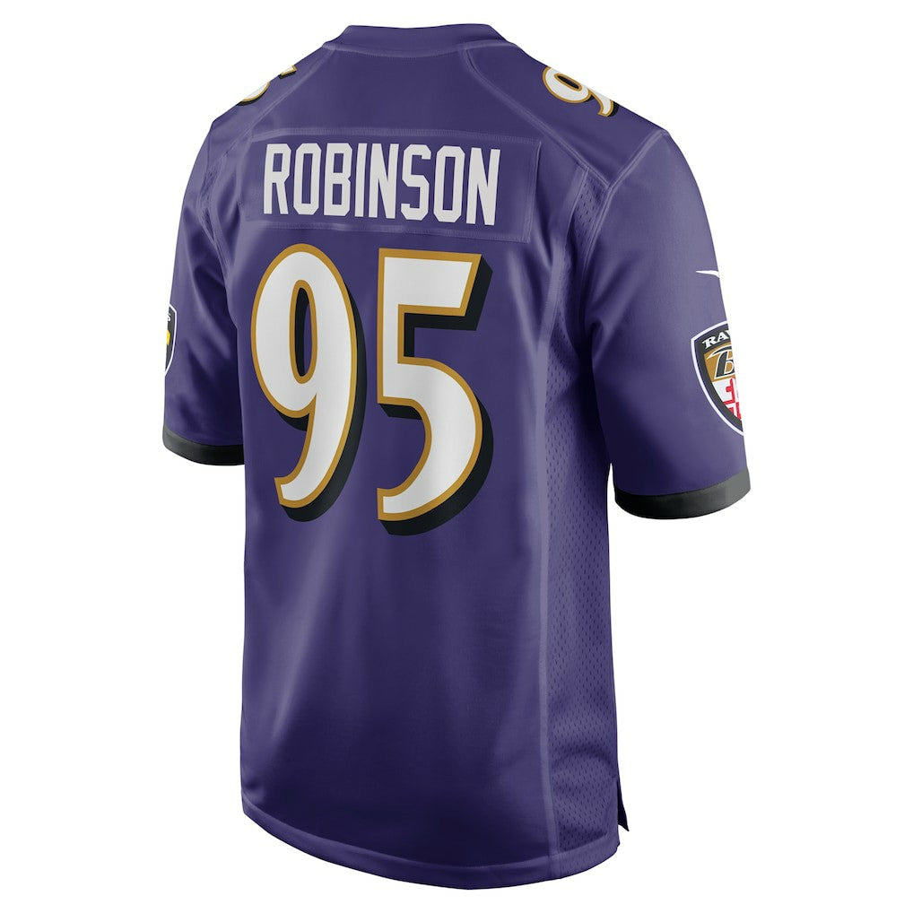 Tavius Robinson  Team Game Jersey - Baltimore Ravens Jerseys