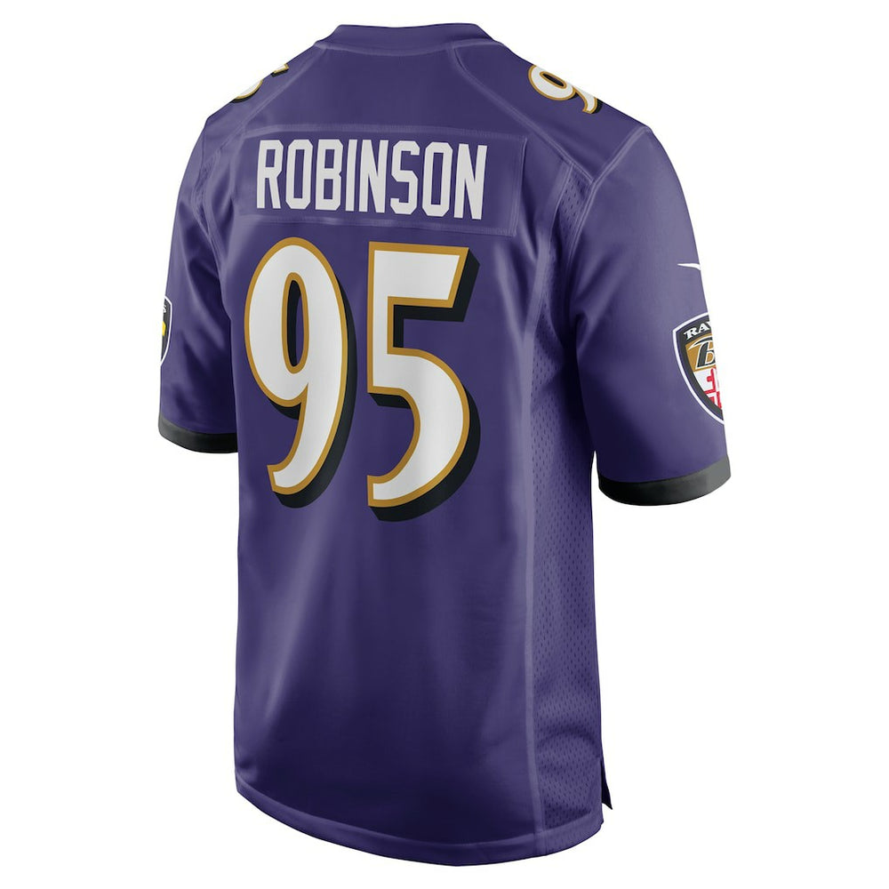 Tavius Robinson  Team Game Jersey - Baltimore Ravens Jerseys