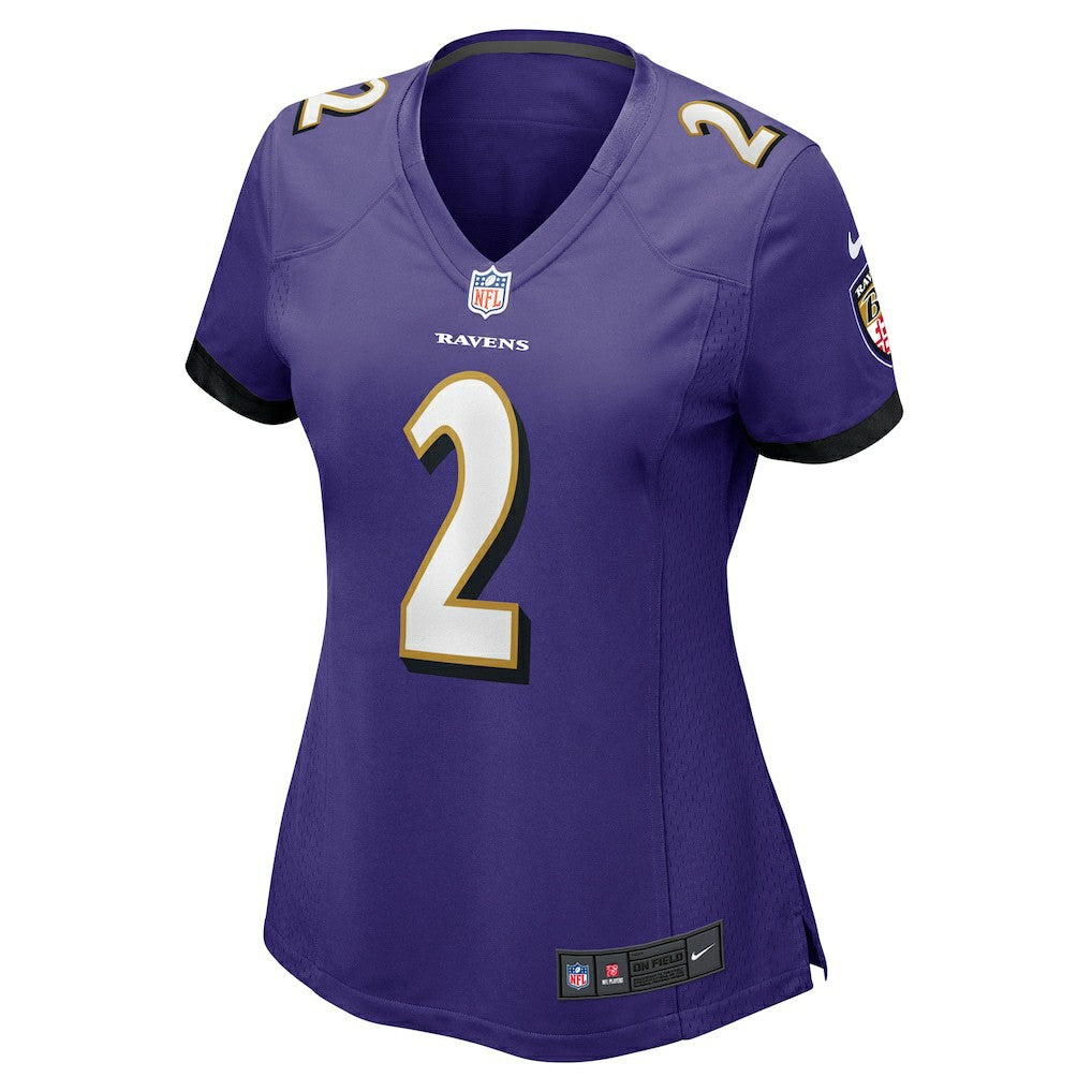 Nate Wiggins  Women's Game Jersey - Baltimore Ravens Jerseys