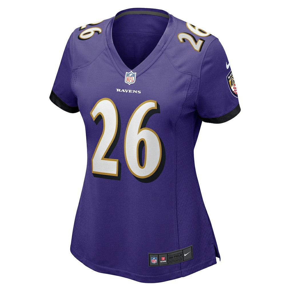 Rasheen Ali  Women's Game Jersey - Baltimore Ravens Jerseys