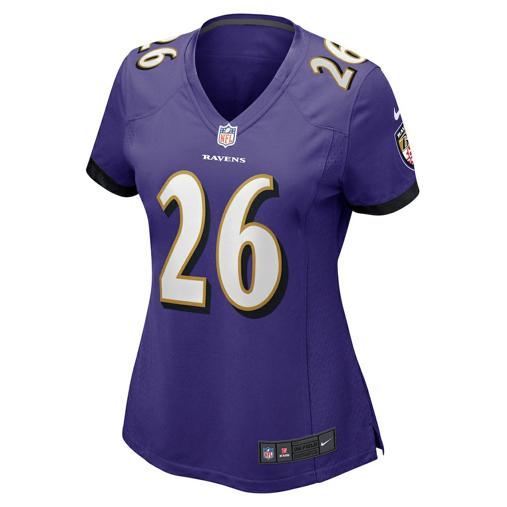 Rasheen Ali  Women's Game Jersey - Baltimore Ravens Jerseys