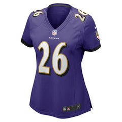 Rasheen Ali  Women's Game Jersey - Baltimore Ravens Jerseys