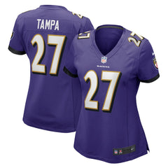T.J. Tampa  Women's Game Jersey - Baltimore Ravens Jerseys