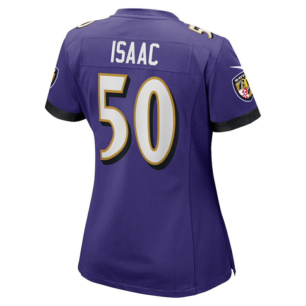 Adisa Isaac  Women's Game Jersey - Baltimore Ravens Jerseys