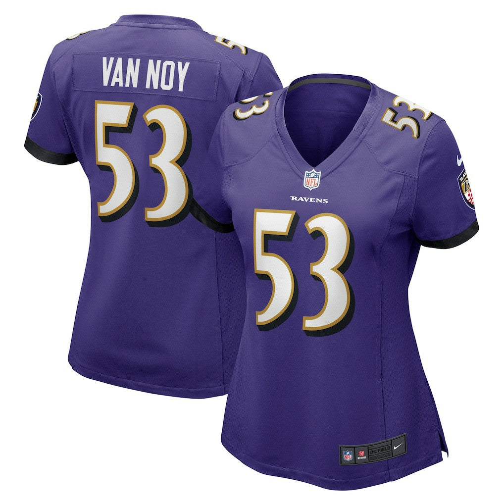 Kyle Van Noy  Women's Game Jersey - Baltimore Ravens Jerseys