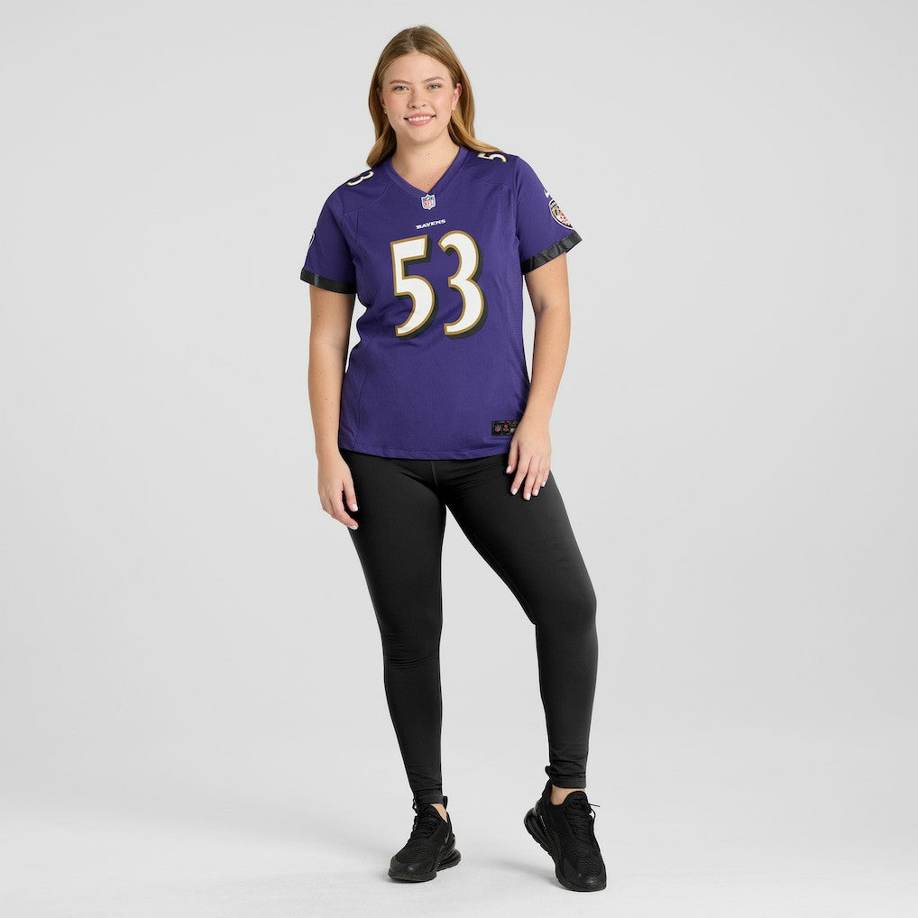 Kyle Van Noy  Women's Game Jersey - Baltimore Ravens Jerseys