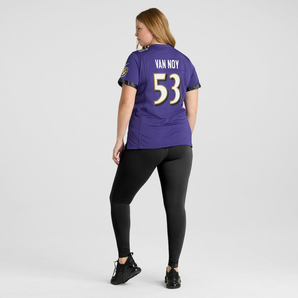 Kyle Van Noy  Women's Game Jersey - Baltimore Ravens Jerseys