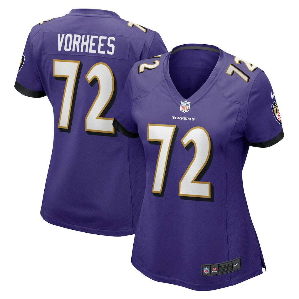 Andrew Vorhees  Women's Game Jersey - Baltimore Ravens Jerseys