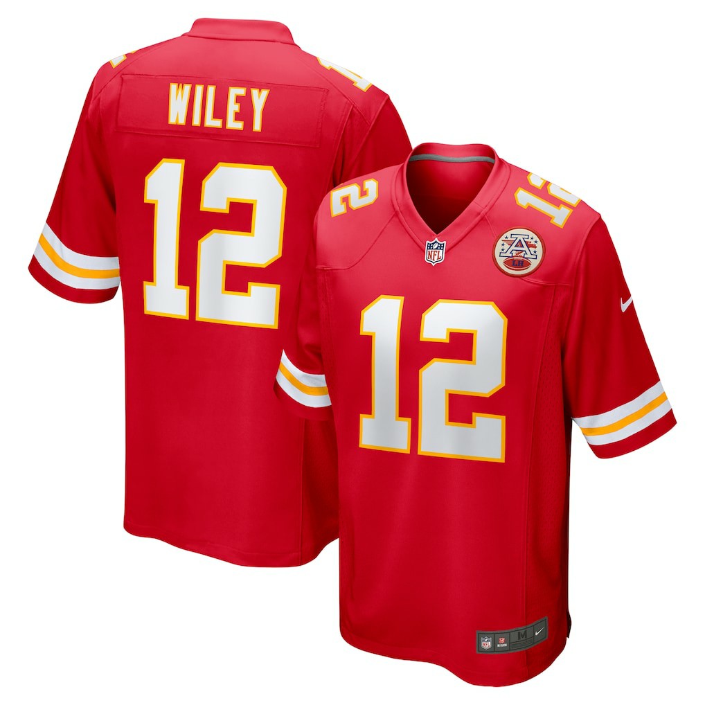 Jared Wiley  Game Jersey - Kansas City Chiefs Jerseys