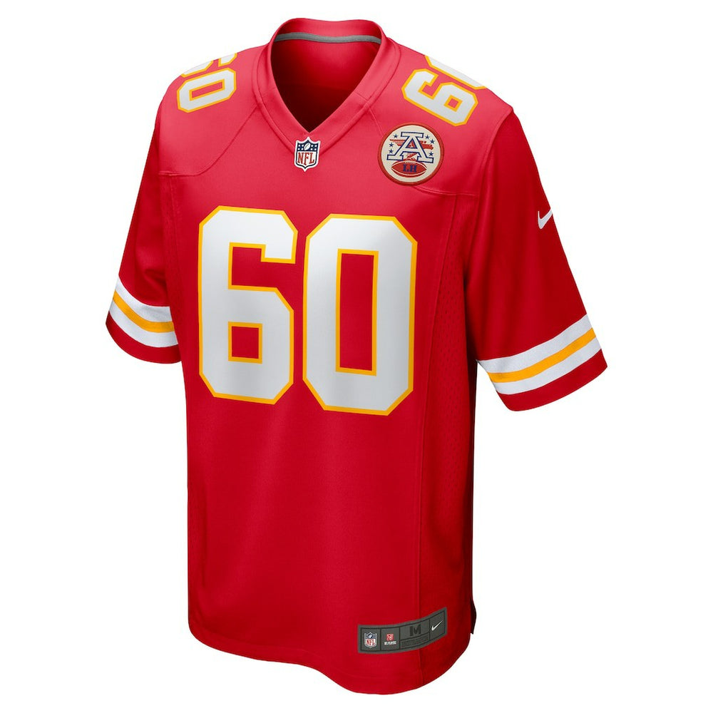 Hunter Nourzad  Game Jersey - Kansas City Chiefs Jerseys
