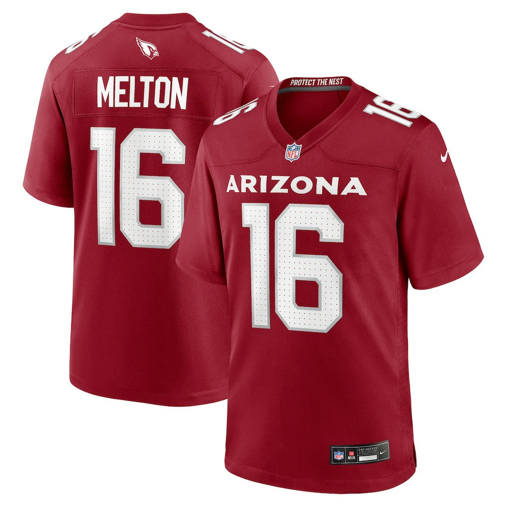 Max Melton  Team Game Jersey - Arizona Cardinals Jerseys