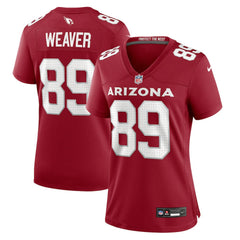 Xavier Weaver  Women's Game Jersey - Arizona Cardinals Jerseys