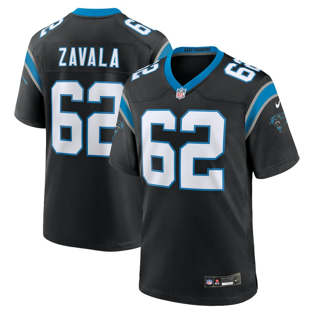 Chandler Zavala  Game Jersey - Carolina Panthers Jerseys