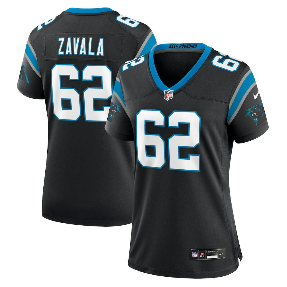 Chandler Zavala  Women's Game Jersey - Carolina Panthers Jerseys