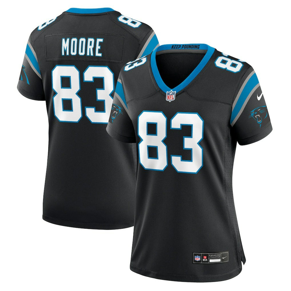 David Moore  Women's Game Jersey - Carolina Panthers Jerseys