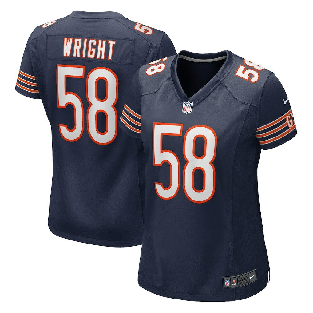 Darnell Wright  Women's Game Jersey - Chicago Bears Jerseys