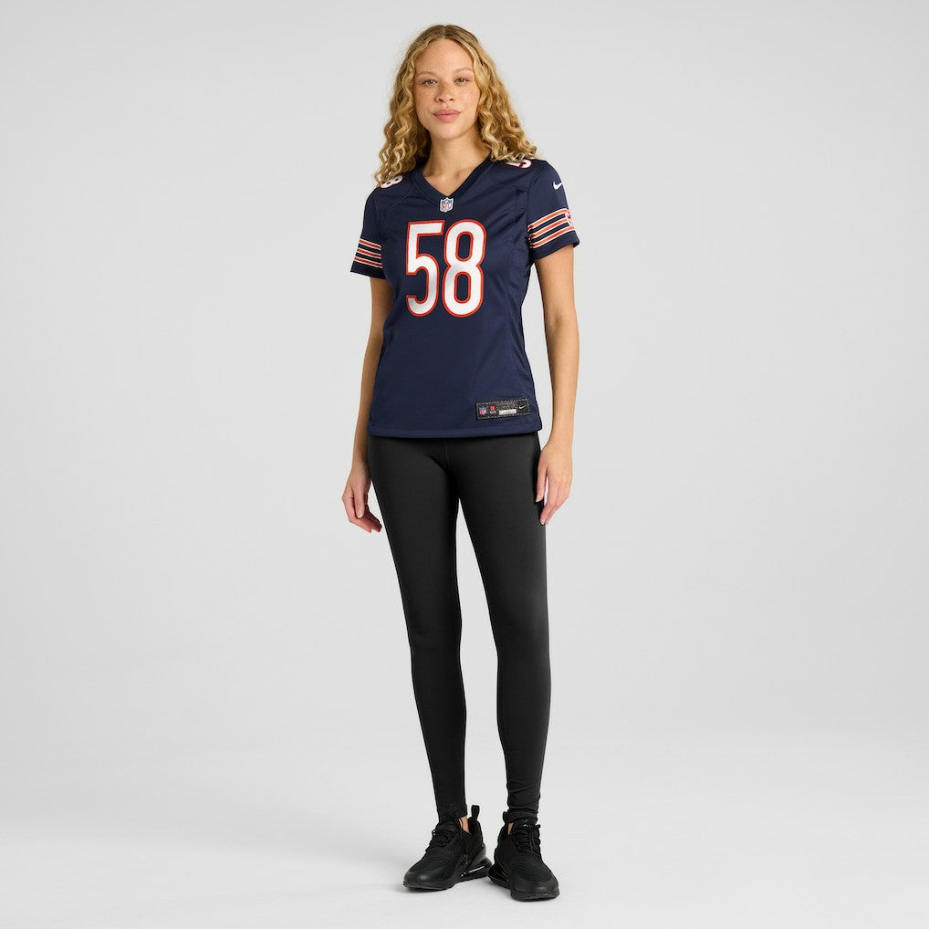 Darnell Wright  Women's Game Jersey - Chicago Bears Jerseys
