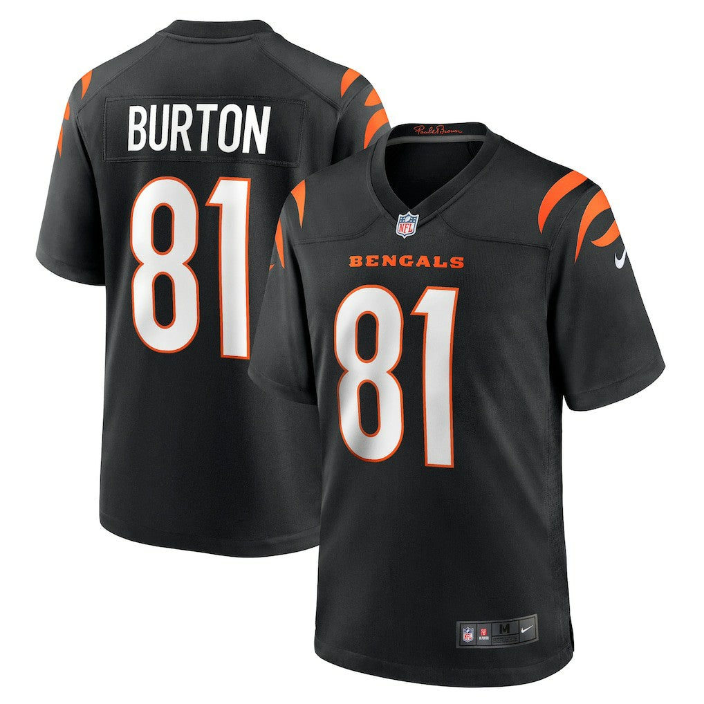 Jermaine Burton  Game Jersey - Cincinnati Bengals Jerseys
