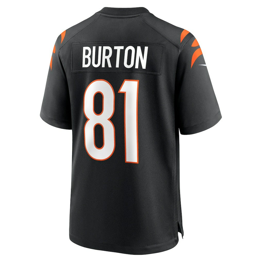Jermaine Burton  Game Jersey - Cincinnati Bengals Jerseys