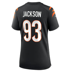 McKinnley Jackson  Women's Game Jersey - Cincinnati Bengals Jerseys