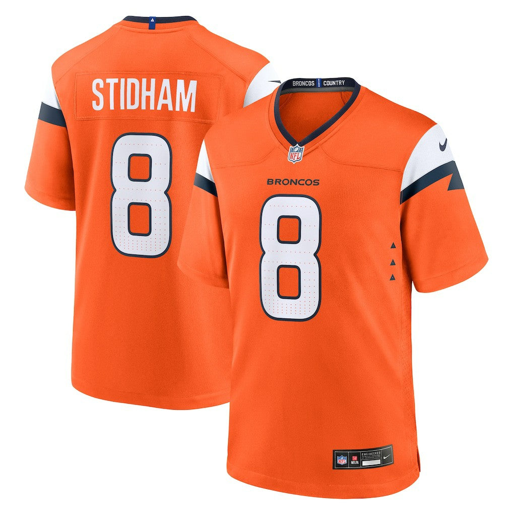 Jarrett Stidham  Team Game Jersey - Denver Broncos Jerseys