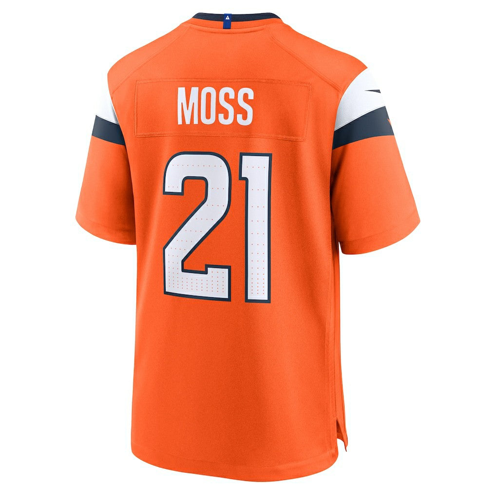 Riley Moss  Team Game Jersey - Denver Broncos Jerseys