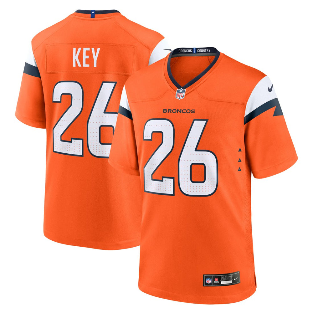 Devon Key  Team Game Jersey - Denver Broncos Jerseys