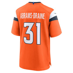Kris Abrams-Draine  Team Game Jersey - Denver Broncos Jerseys