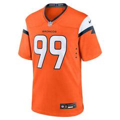 Zach Allen  Team Game Jersey - Denver Broncos Jerseys