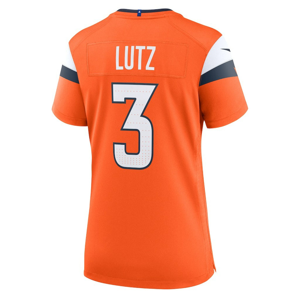 Wil Lutz  Women's Team Game Jersey - Denver Broncos Jerseys