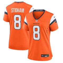 Jarrett Stidham  Women's Team Game Jersey - Denver Broncos Jerseys