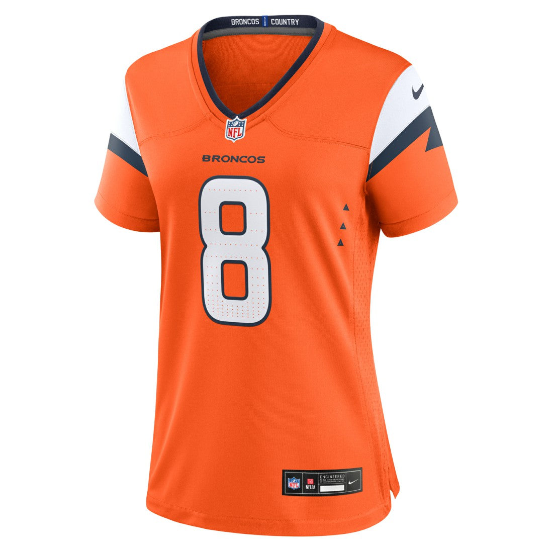 Jarrett Stidham  Women's Team Game Jersey - Denver Broncos Jerseys