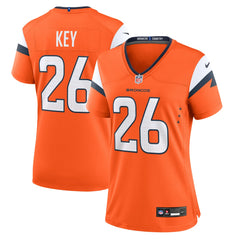 Devon Key  Women's Team Game Jersey - Denver Broncos Jerseys
