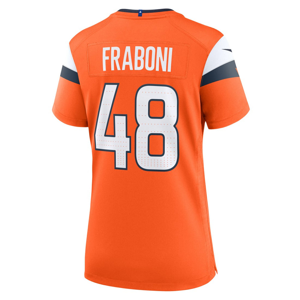Mitchell Fraboni  Women's Team Game Jersey - Denver Broncos Jerseys