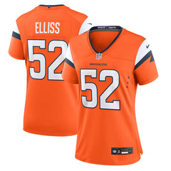 Jonah Elliss  Women's Team Game Jersey - Denver Broncos Jerseys