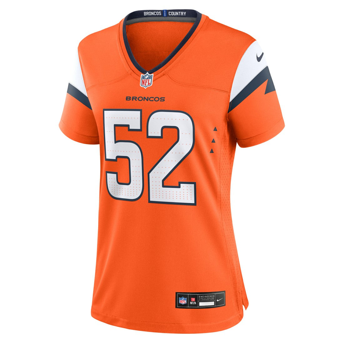 Jonah Elliss  Women's Team Game Jersey - Denver Broncos Jerseys