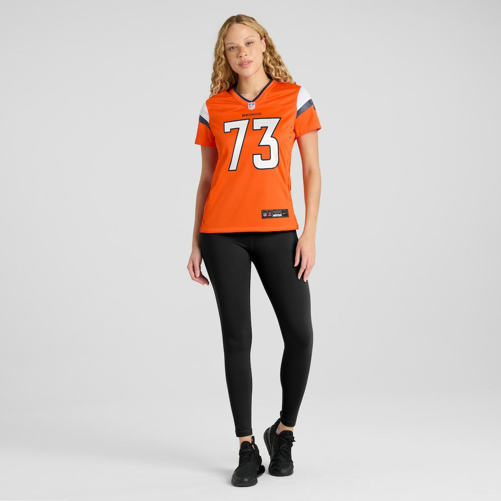 Frank Crum  Women's Team Game Jersey - Denver Broncos Jerseys