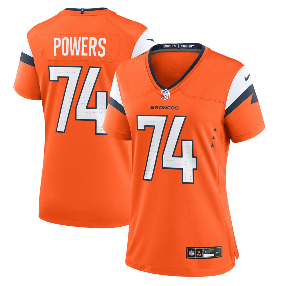 Ben Powers  Women's Team Game Jersey - Denver Broncos Jerseys