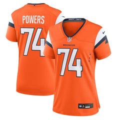 Ben Powers  Women's Team Game Jersey - Denver Broncos Jerseys