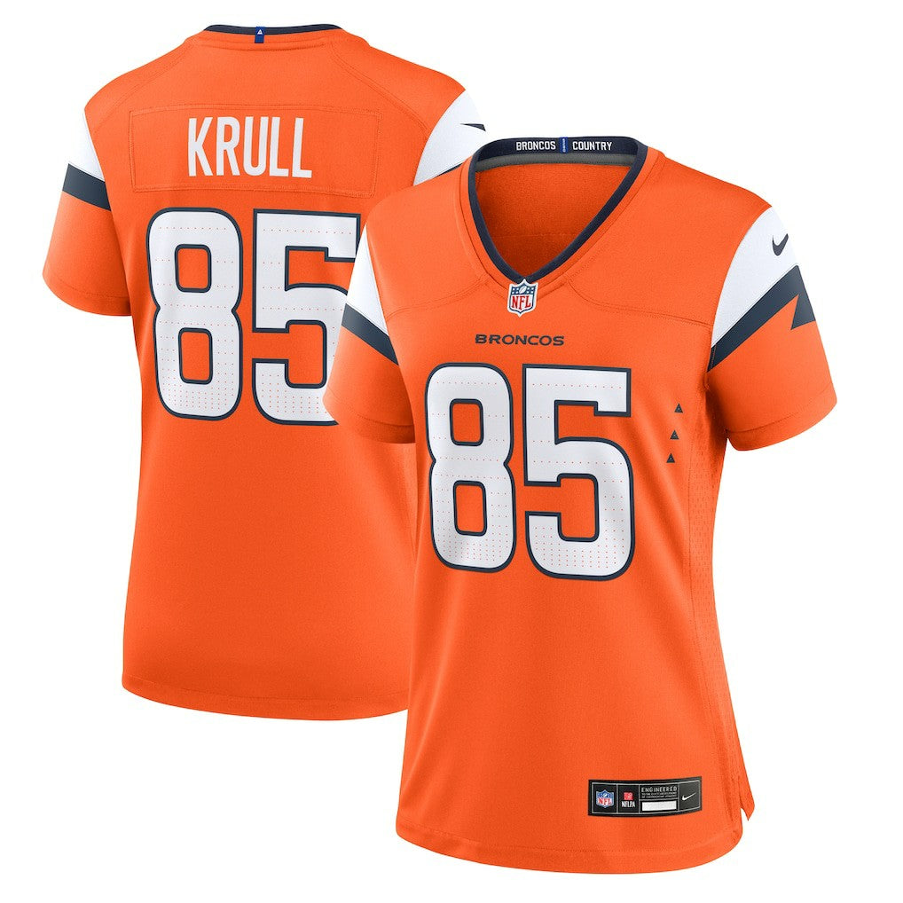 Lucas Krull  Women's Team Game Jersey - Denver Broncos Jerseys