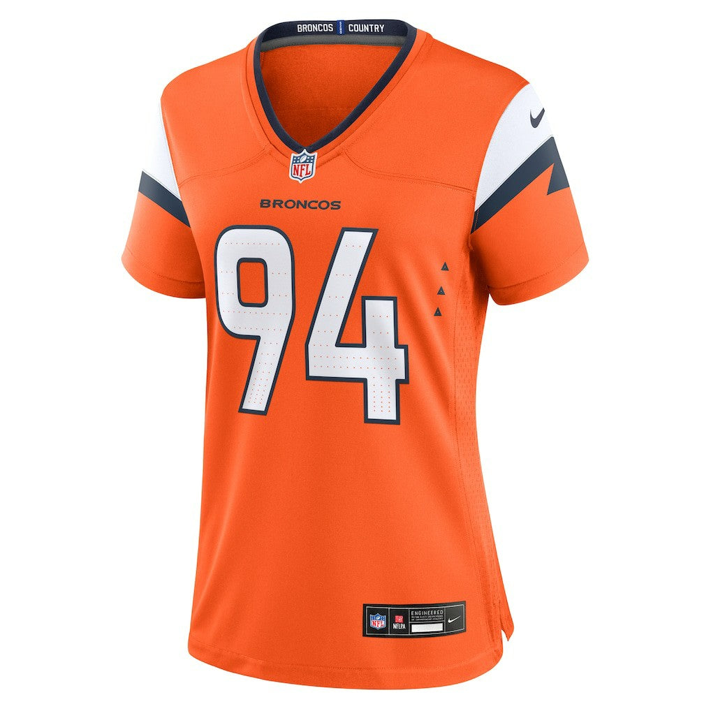 Jordan Jackson  Women's Team Game Jersey - Denver Broncos Jerseys