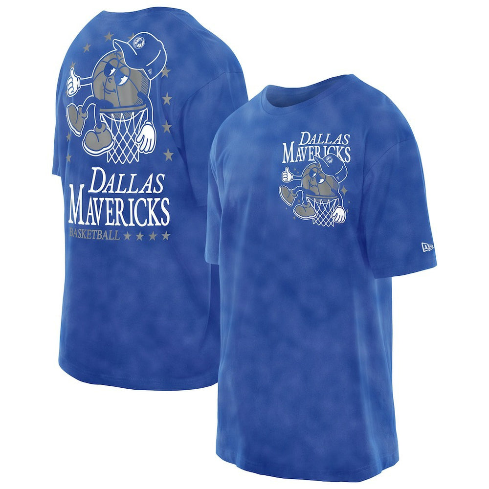 New Era Dallas Mavericks Old School Sport Enzyme Wash Oversized T-Shirt sale