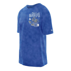 New Era Dallas Mavericks Old School Sport Enzyme Wash Oversized T-Shirt sale