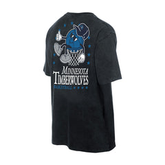 New Era Minnesota Timberwolves Old School Sport Enzyme Wash Oversized T-Shirt