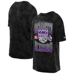 New Era Sacramento Kings Old School Sport Vintage Wash T-Shirt