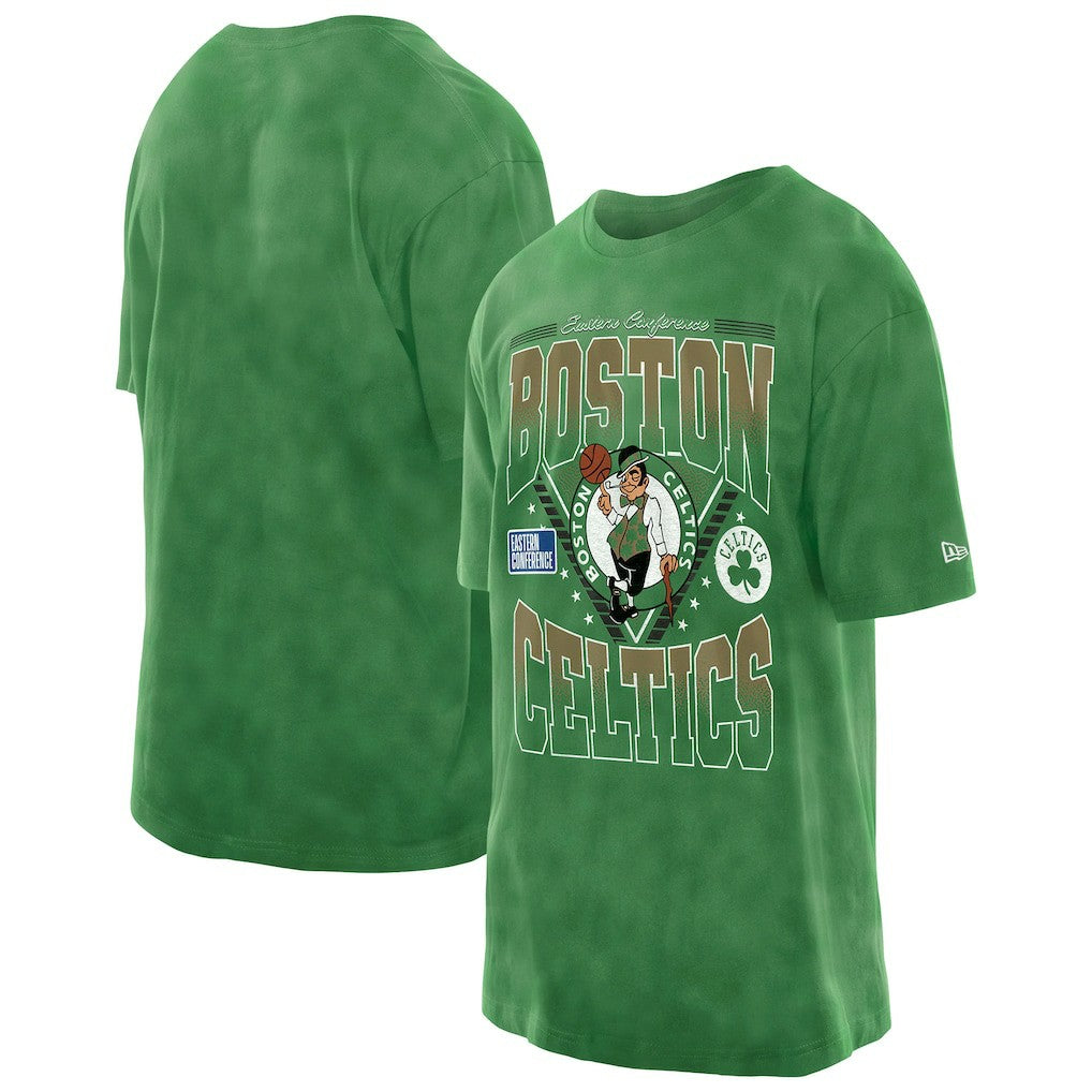 New Era Boston Celtics Boxy Old School Sport Vintage Wash T-Shirt