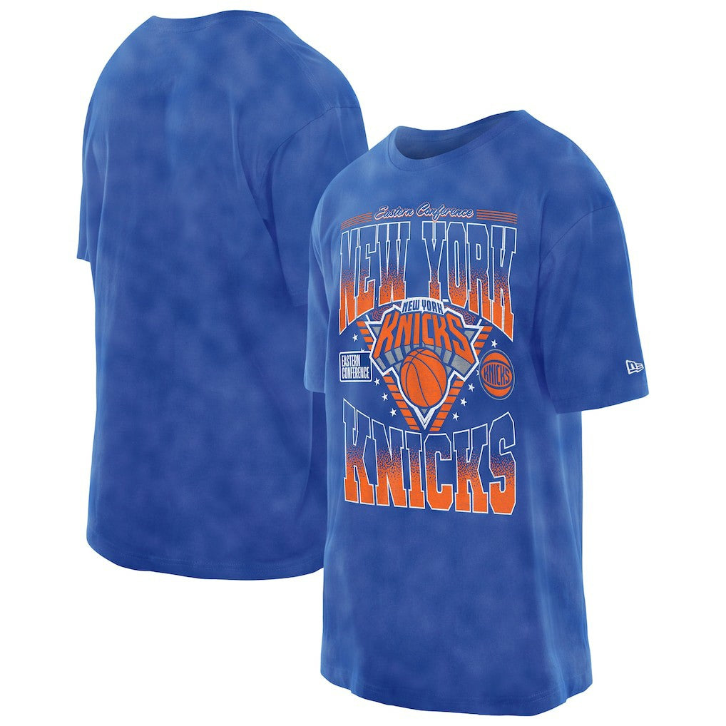 New Era New York Knicks Old School Sport Vintage Wash T-Shirt