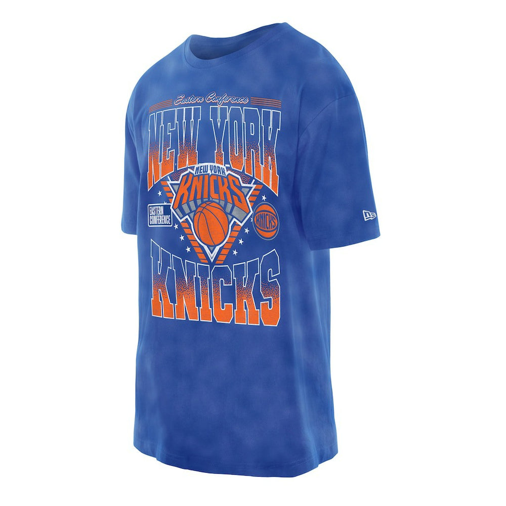 New Era New York Knicks Old School Sport Vintage Wash T-Shirt