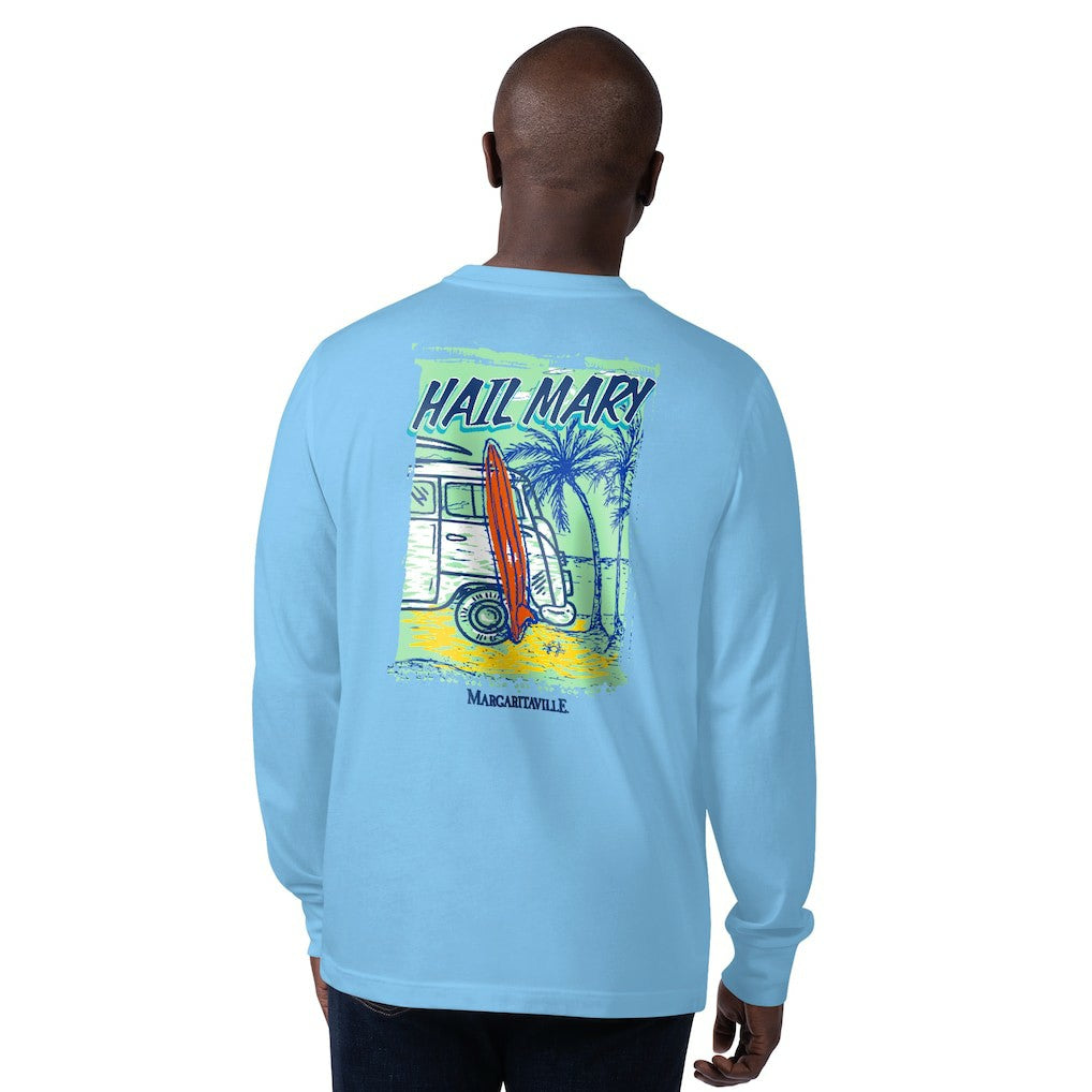 Margaritaville Hail Mary Long Sleeve T-Shirt - New York Jets T-shirts